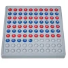 ABACO 100 mit Zahlen - Modell A 10/10 Kugeln (rot/blau), 6-9 Jahre
