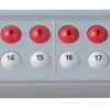 Abaco 20 mit Zahlen - Modell A 10/10 Kugeln (rot/weiß), 4-7 Jahre