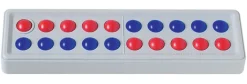 Abaco 20-Modell B 5/5 Kugeln versetzt (rot/blau), 4-7 Jahre
