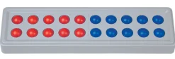 Abaco 20 - Modell C 5/5 Kugeln parallel (rot/blau), 4-7 Jahre