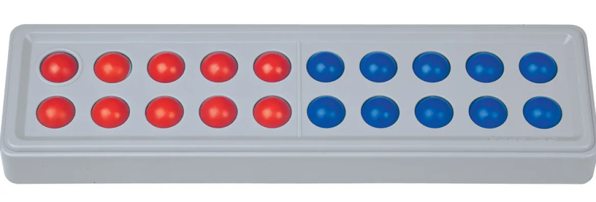 Abaco 20 - Modell C 5/5 Kugeln parallel (rot/blau), 4-7 Jahre