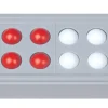 Abaco 20- Modell C 5/5 Kugeln parallel (rot/weiß), 4-7 Jahre