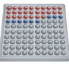 ABACO 100 tricolor rot/blau/grau, 6-9 Jahre