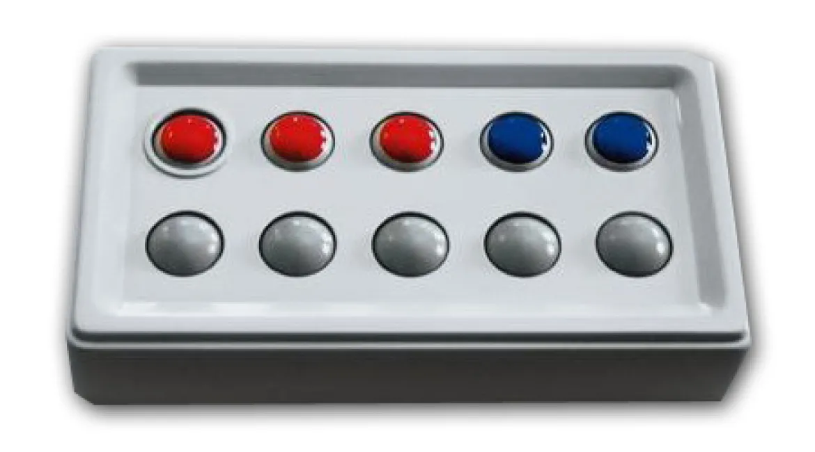 ABACO 10 tricolor rot/blau, 4-7 Jahre