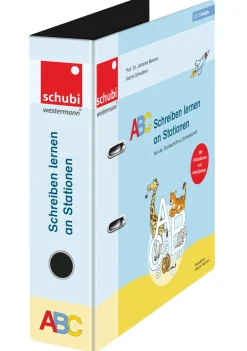 ABC Schreiben lernen an Stationen - Vereinfachte Ausgangsschrift, Ordner, 1.-2. Klasse