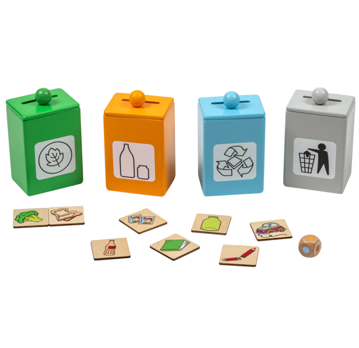 Abfallrecycling, Sortierspiel