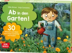 Ab in den Garten!, Bildkarten mit Anregungen, 4-10 Jahre