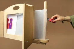 Abnehmbare Abrollvorrichtung für das Erzähltheater KreaShibai multi DIN A3