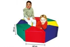 Achteckraupe 8 Teile FARBIG, Bewegungsspiel, ab 3 Jahre