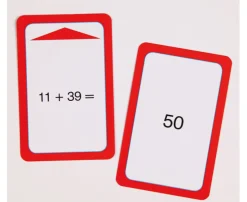 Addition-Spielkarten bis 100 mit Zehnerübergang