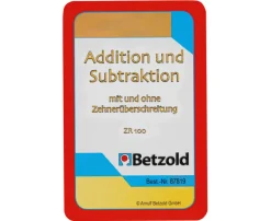 Addition/Subtraktion bis 100, Kartensatz zum magischen Zylinder, 7-9 Jahre