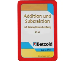 Addition/Subtraktion bis 20 mit Zehnerüberschreitung, Kartensatz, 6-8 Jahre