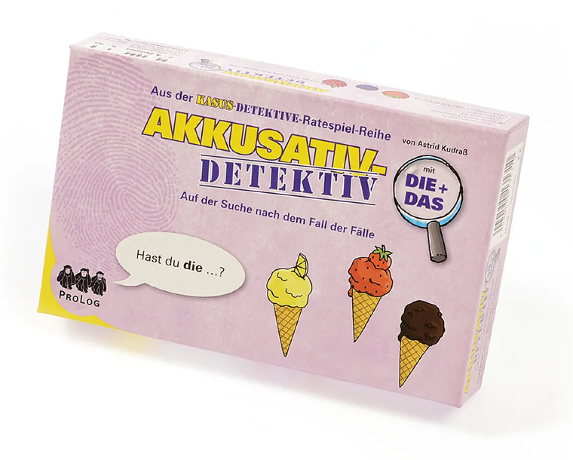 Akkusativ-Detektiv mit DIE + DAS, Grammatikspiel, ab 5 Jahre