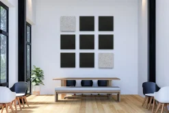Akustikpaneele für Wand & Decke, Quadrat Beige, 62x62 cm, soni COLOR RD