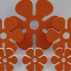Akustik-Wandabsorber, Blume Orange, dekorativ, soni ELEMENT