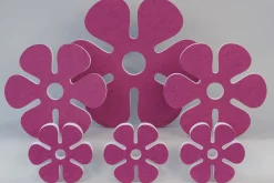 Akustik-Wandabsorber, Blume Pink, dekorativ, soni ELEMENT