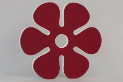 Akustik-Wandabsorber, Blume Rot, dekorativ, soni ELEMENT