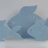 Akustik-Wandabsorber, Fisch Blau, dekorativ, soni ELEMENT