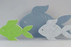 Akustik-Wandabsorber, Fisch Grün, dekorativ, soni ELEMENT