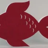 Akustik-Wandabsorber, Fisch Rot, dekorativ, soni ELEMENT