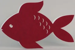 Akustik-Wandabsorber, Fisch Rot, dekorativ, soni ELEMENT