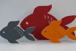 Akustik-Wandabsorber, Fisch Rot, dekorativ, soni ELEMENT