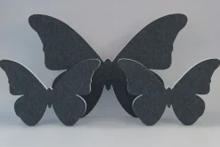 Akustik-Wandabsorber, Schmetterling Anthrazit, dekorativ, soni ELEMENT