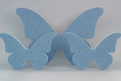 Akustik-Wandabsorber, Schmetterling Blau, dekorativ, soni ELEMENT klein