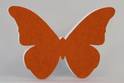 Akustik-Wandabsorber, Schmetterling Orange, dekorativ, soni ELEMENT
