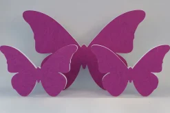 Akustik-Wandabsorber, Schmetterling Pink, dekorativ, soni ELEMENT klein