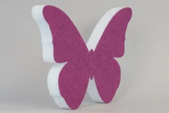 Akustik-Wandabsorber, Schmetterling Pink, dekorativ, soni ELEMENT