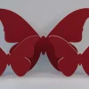 Akustik-Wandabsorber, Schmetterling Rot, dekorativ, soni ELEMENT klein