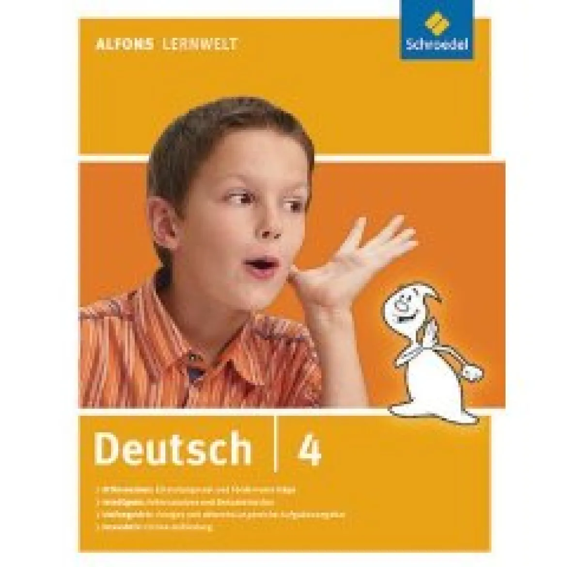 Alfons Lernwelt Deutsch 4, Lernsoftware auf DVD