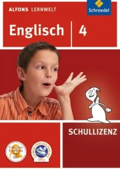 Alfons Lernwelt Englisch 4 Schullizenz, DVD-ROM