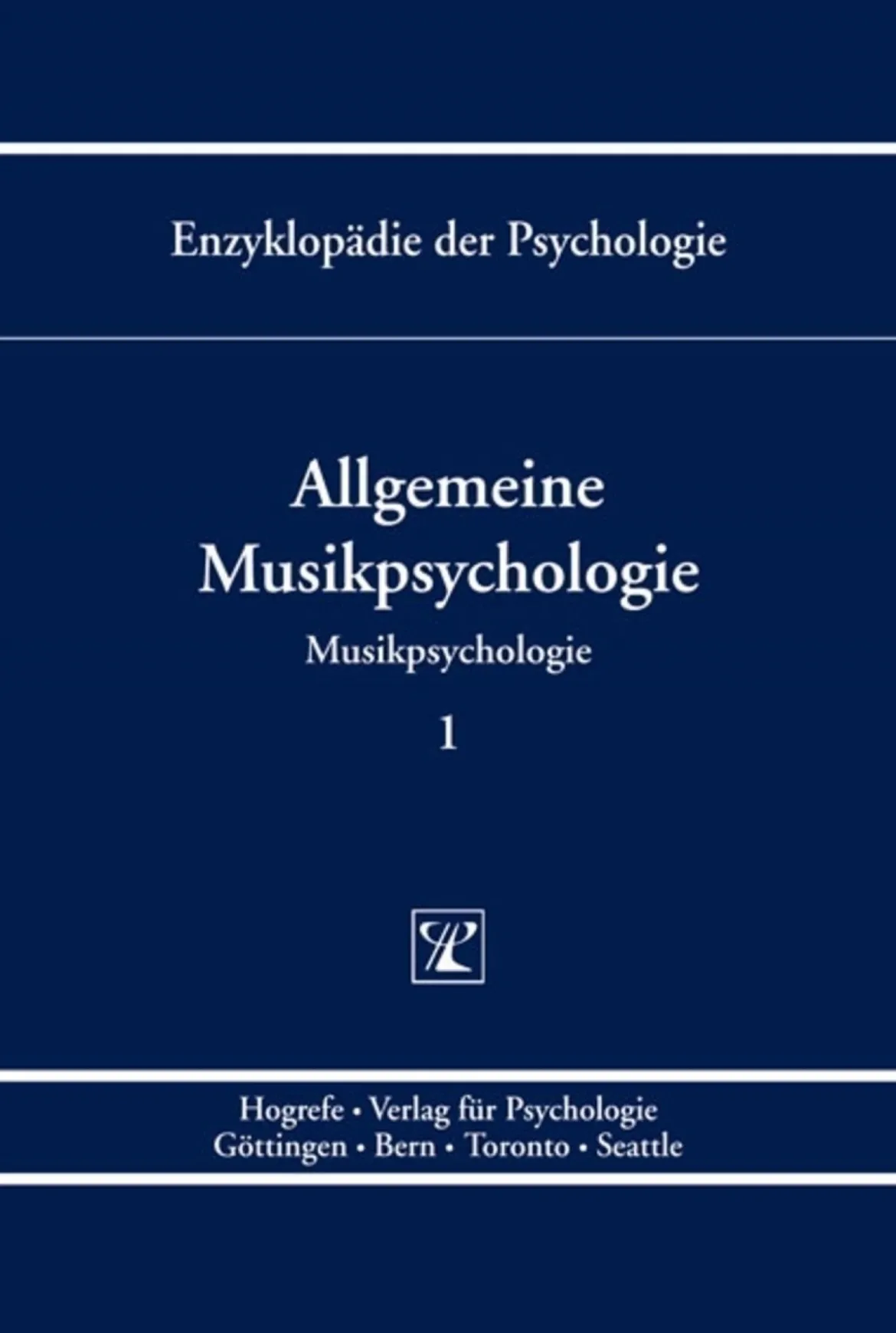 Allgemeine Musikpsychologie, Buch
