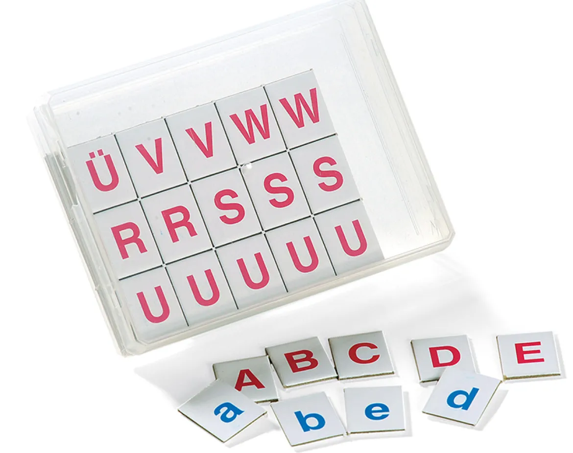 ANAGRAMM Buchstabenkiste, 150 Pappplättchen in Box