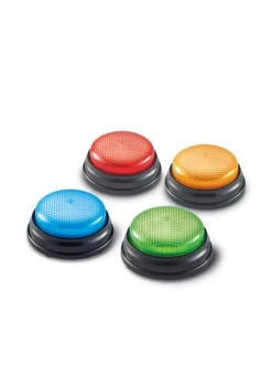 Antwort-Buzzer mit Leucht- und Toneffekt, 4-er Set