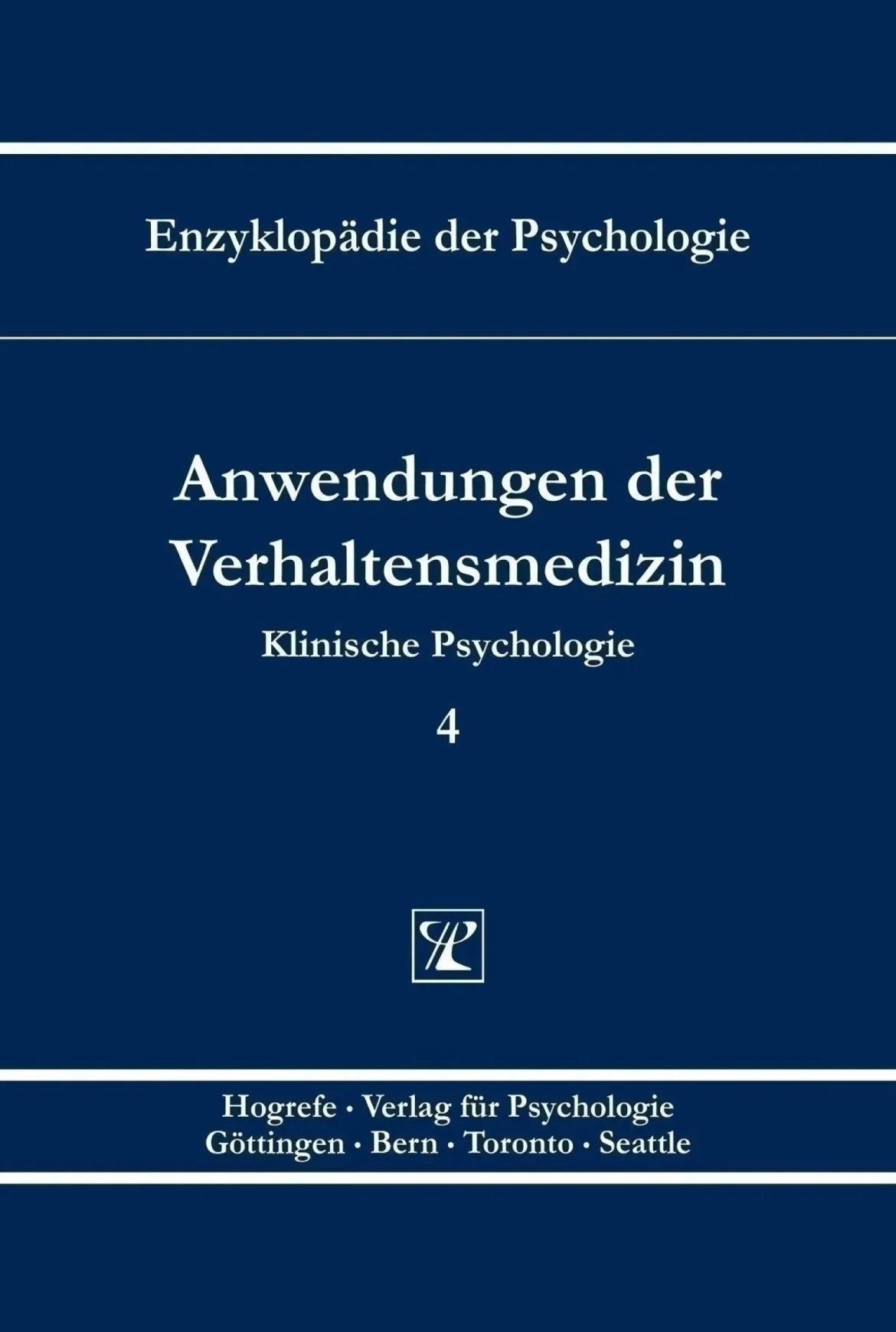 Anwendungen der Verhaltensmedizin, Buch