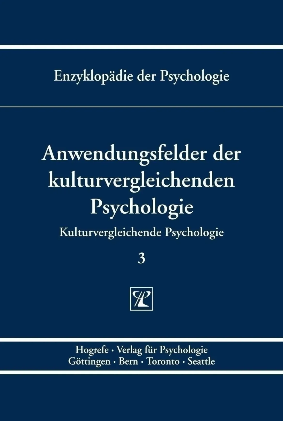 Anwendungsfelder der kulturvergleichenden Psychologie, Buch