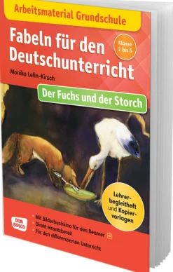 Arbeitsmaterial Der Fuchs und der Storch, 5-11 Jahre