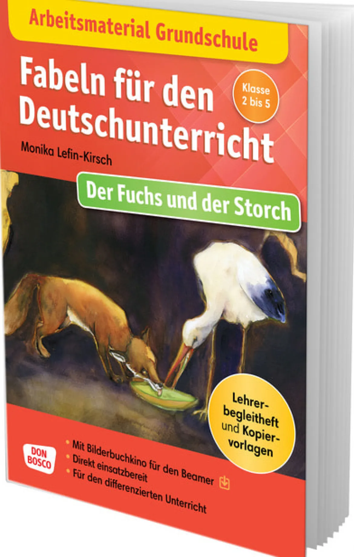 Arbeitsmaterial Der Fuchs und der Storch, 5-11 Jahre
