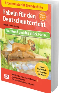 Arbeitsmaterial Der Hund und das Stück Fleisch, 5-11 Jahre