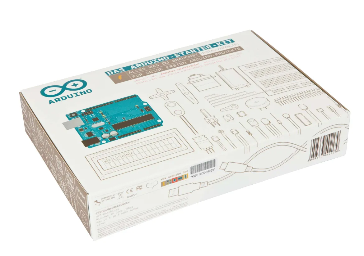 Arduino, Starter Kit, Mikrocontroller, inkl. Projektbuch, 134 Komponenten und Sensoren, deutsch