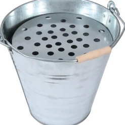 Asche und Reinigungseimer Set, 15 L Eimer, 10 L Eimer, Einsatz Ø29 cm