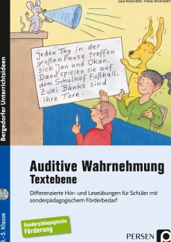 Auditive Wahrnehmung - Textebene, Buch inkl. Audio-CD, 3. bis 5. Klasse
