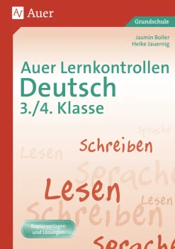 Auer Lernkontrollen Deutsch, Klasse 3/4