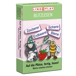 Auf die Plätze, fertig, lesen! - Wörter simultan erfassen, Lesespiel, ab 7 Jahre