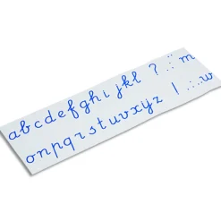 Aufgedruckte Buchstaben, Lateinische Ausgangsschrift - blau, ab 6 Jahre