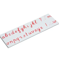 Aufgedruckte Buchstaben, Lateinische Ausgangsschrift - rot, ab 6 Jahre