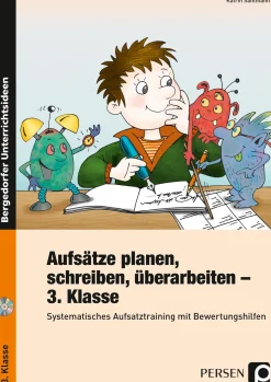 Aufsätze planen, schreiben, überarbeiten, Buch inkl. CD, 3. Klasse